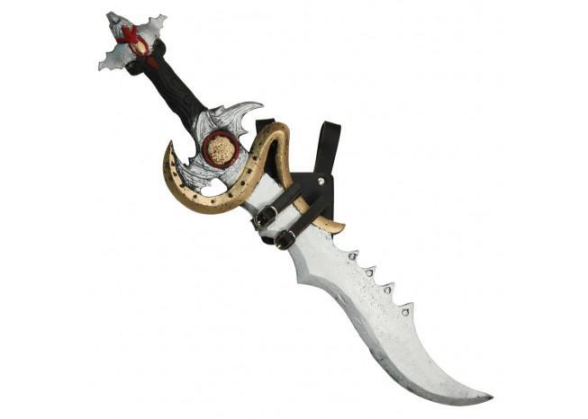First Crusade Holy War Black Leather Sword Frog - Medieval Depot