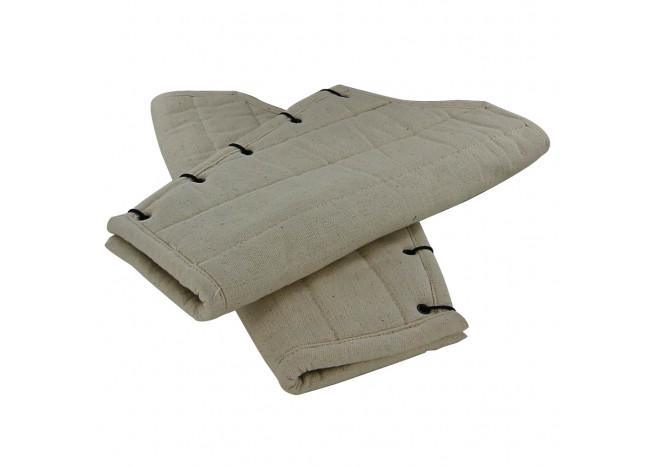 Shock Charge Medieval Padded Greaves Armor - Medieval Depot