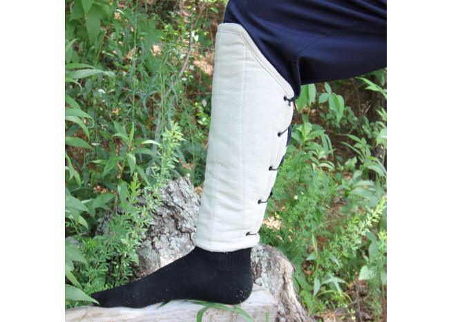 Shock Charge Medieval Padded Greaves Armor - Medieval Depot