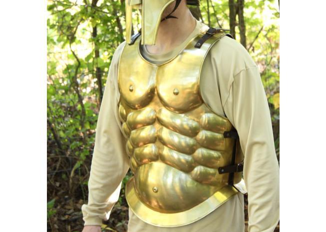 Lael's Roman Gladiatorial Arena Brass Cuirass - Medieval Depot