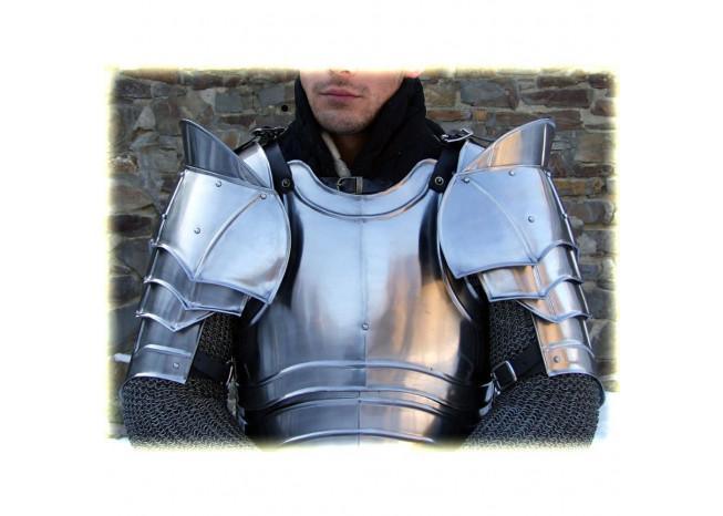 Steel Warrior Pauldron Medieval Shoulder Armor Set - Medieval Depot
