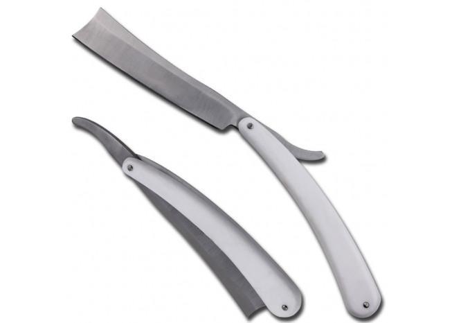 The Ladies Man Straight Razor White - Medieval Depot