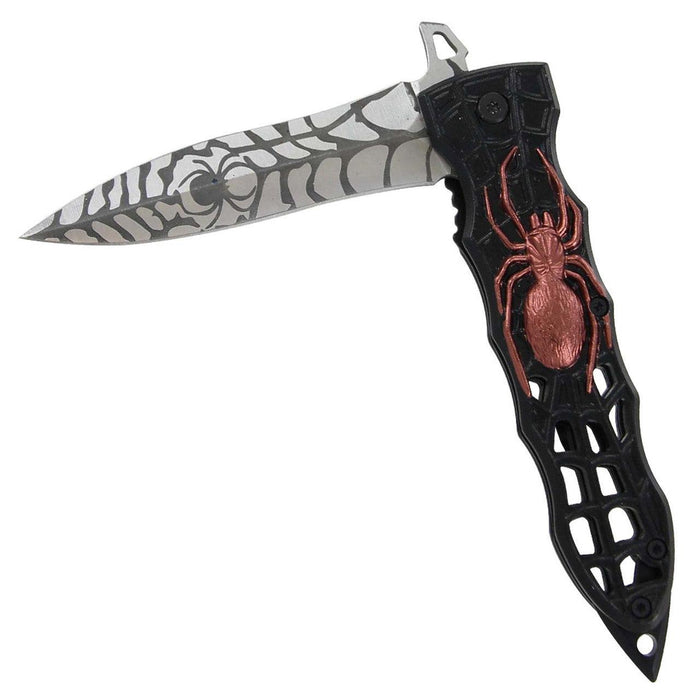 Spring Assisted Deadly Recluse Pocket knife - Medieval Depot