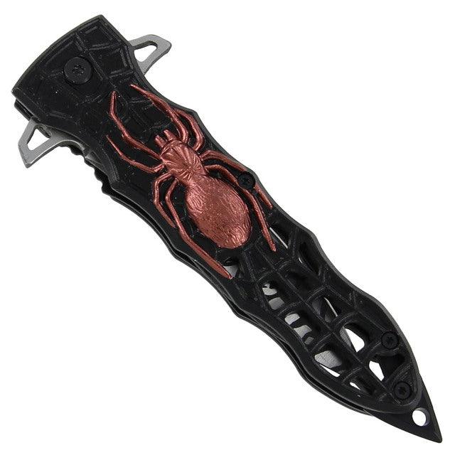 Spring Assisted Deadly Recluse Pocket knife - Medieval Depot