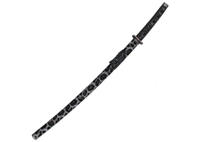 Snow Leopard Japanese Samurai Katana Sword - Medieval Depot