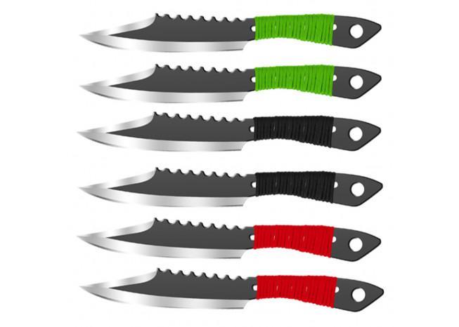 Shark Bite Drop Point Throwing Knife Set - Medieval Depot