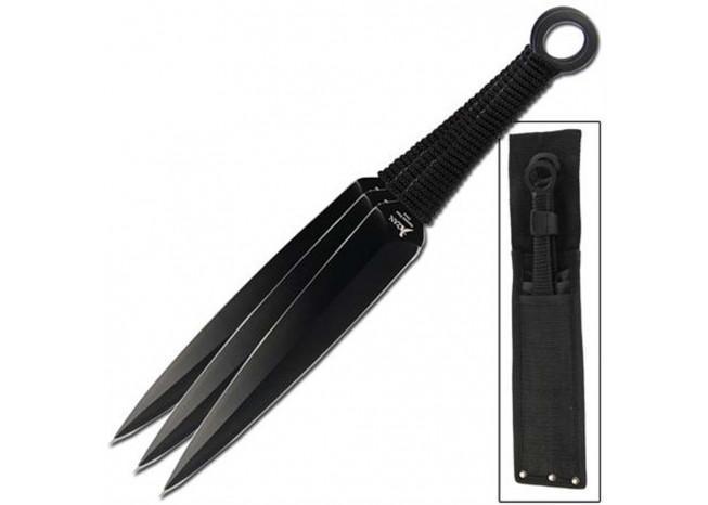 Ninja Movie Kunai 3 Piece Thrower Set - Medieval Depot