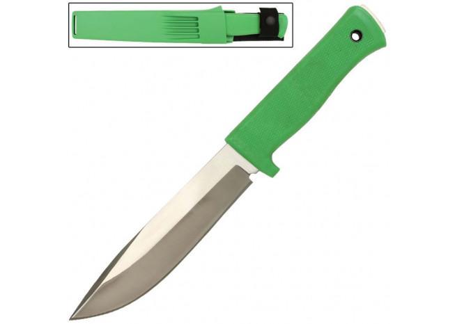Full Tang Clip Point Tactical Knife Green - Medieval Depot