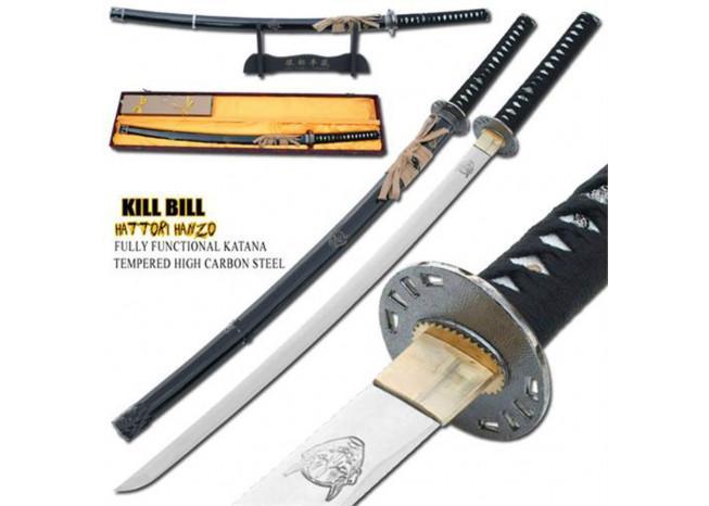 Kill Bill Handmade Hanzo Demon 1060 Carbon Steel Sword - Medieval Depot