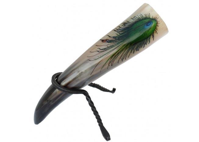 Hand Forged Drinking Horn Rack - Medieval Depot