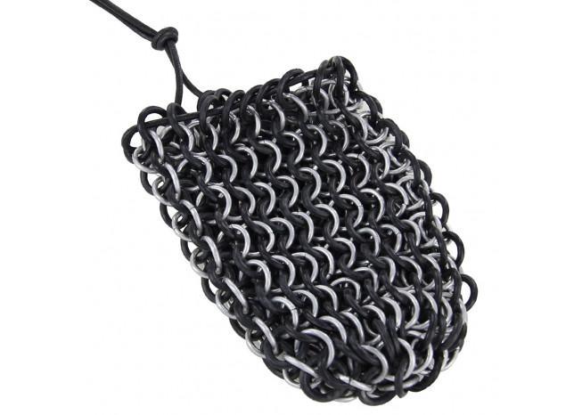 Dark Ages Tempt Fate Chainmail Dice Bag - Medieval Depot