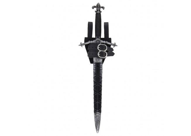 Leather Man at Arms Medieval Sword Frog - Medieval Depot