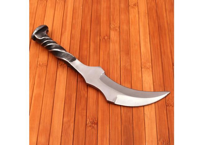 Locomotive Reaper Hand Forged Railroad Spike Knife - Medieval Depot