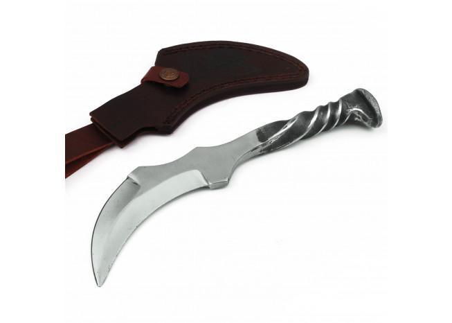 Locomotive Reaper Hand Forged Railroad Spike Knife - Medieval Depot