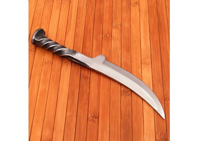 Railroad Ruffian Functional Trailing Point Railroad Spike Knife - Medieval Depot