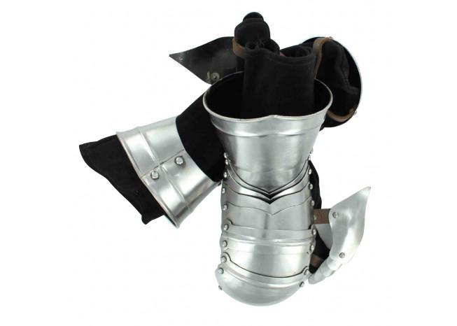 Medieval Knights Forged Mitten Cuff Gauntlet Set - Medieval Depot