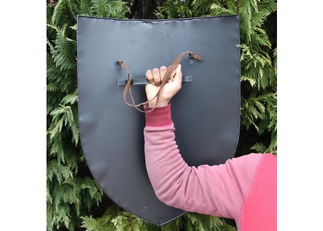 Black Medieval Blank Customizable War Shield - Medieval Depot