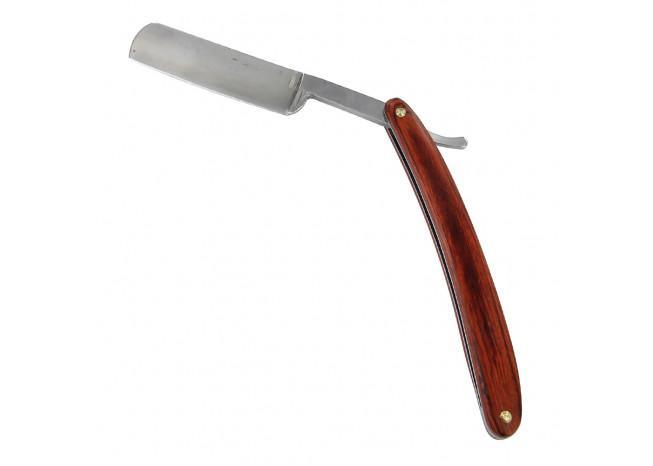 The Duke Grooming Wood Straight Razor - Medieval Depot