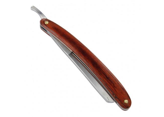 The Duke Grooming Wood Straight Razor - Medieval Depot