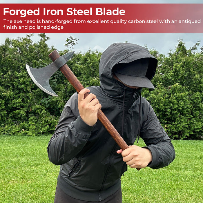Age of War Fully Functional Medieval Viking Battle Axe