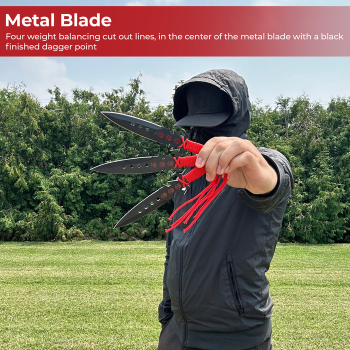 Ancestral Deadly Triad Throwing Knife Practice Set