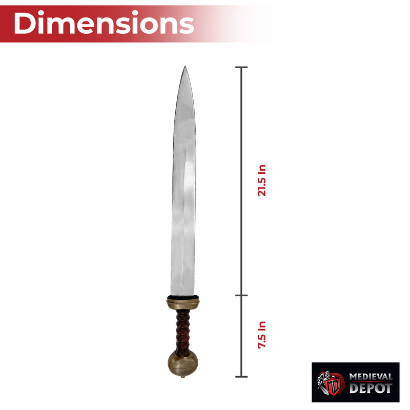 Ancient Roman Legionary Gladius Sword with Scabbard