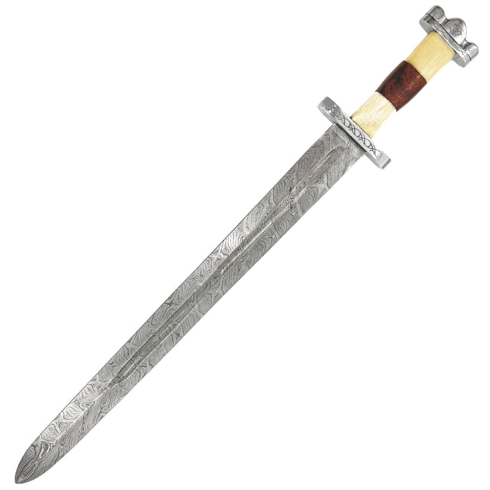 Anglo Saxon No Mans Land Damascus Battle Sword
