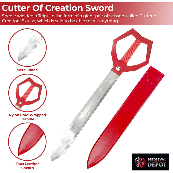Anime Cutter of Creation Extase Sheele Sword Red