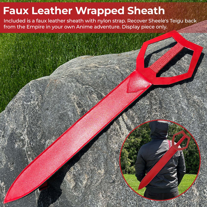 Anime Cutter of Creation Extase Sheele Sword Red