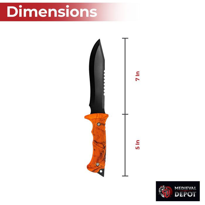 Anxious Assault Saw Back Bowie Knife