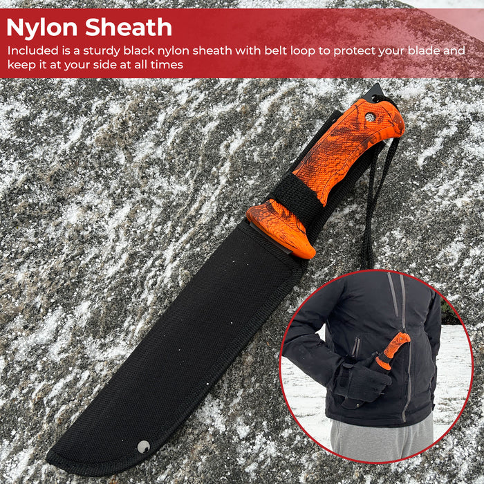 Anxious Assault Saw Back Bowie Knife