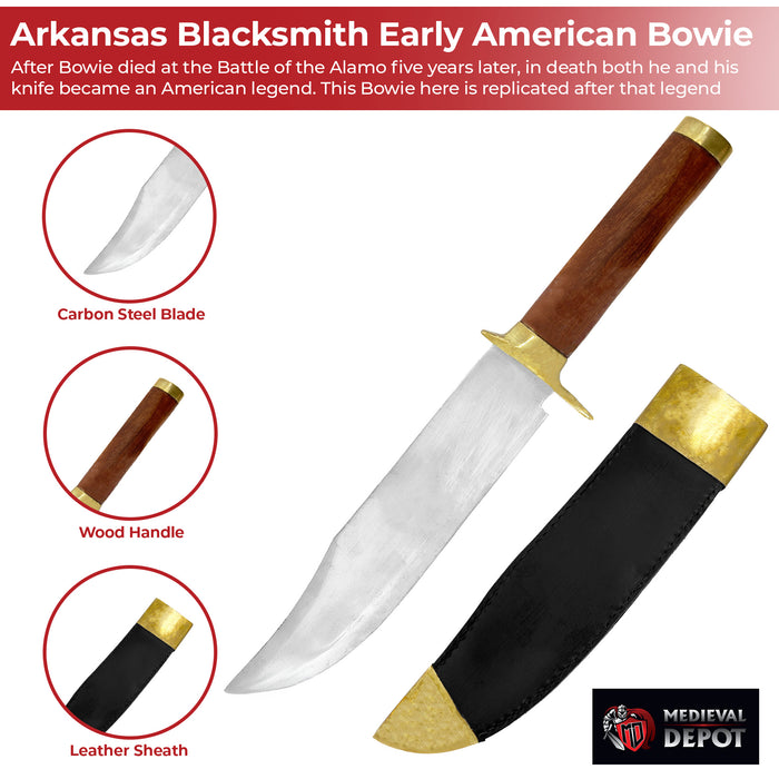 Arkansas Blacksmith Early American Bowie