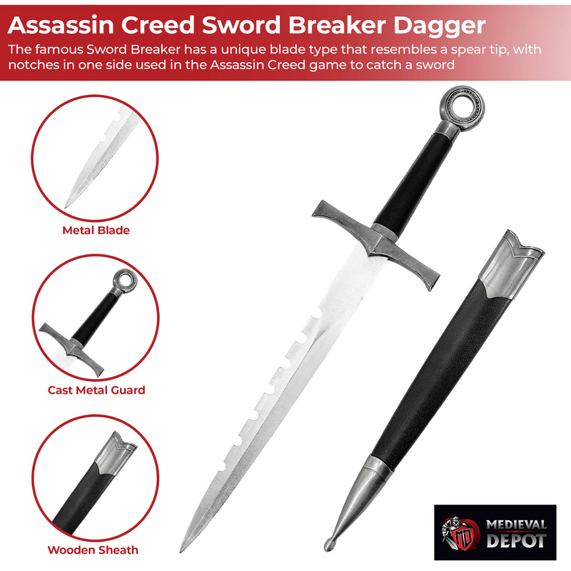 Assassin Creed Sword Breaker Dagger