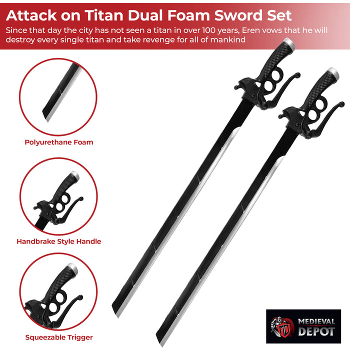Attack on Titan Special Operation Dual Foam Sword Set