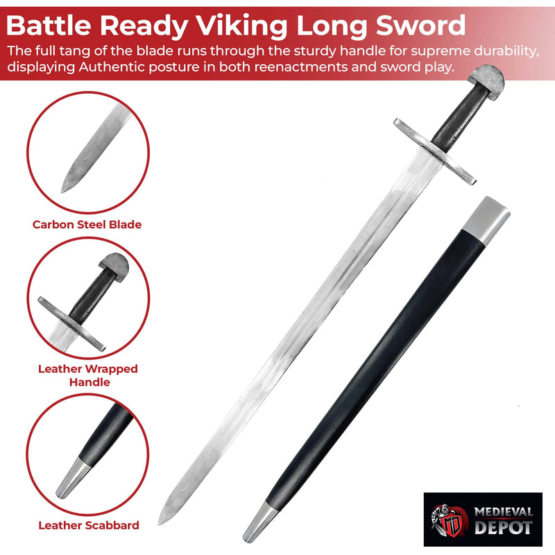 Authentic Battle Ready Viking Long sword