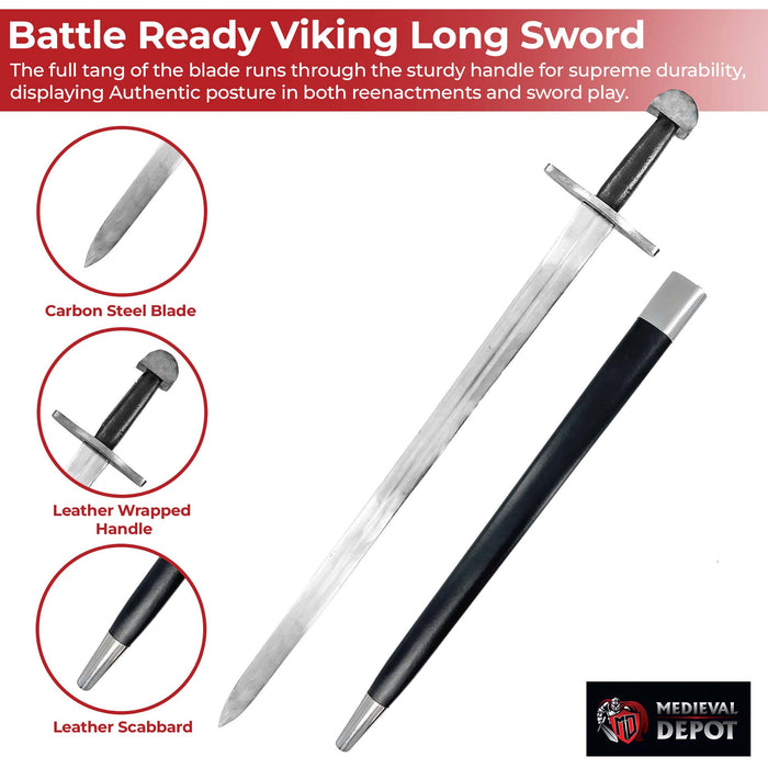 Authentic Battle Ready Viking Long sword