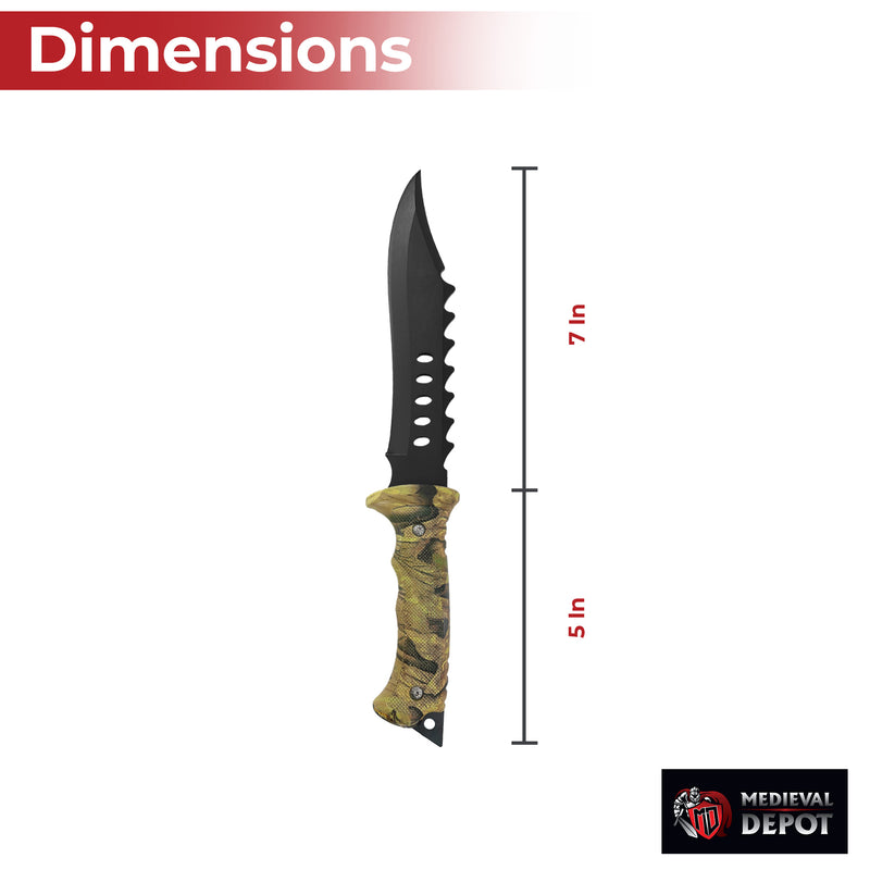 Autumn Trails Woodland Camo Hunting Knife