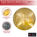 Antiqued Greek Cimmerian Barbarian Ram's Head Battle Shield