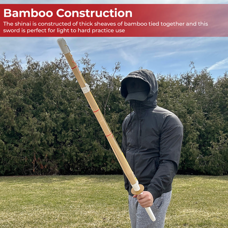 Bamboo Shinai Sparring Sword Sheath Set