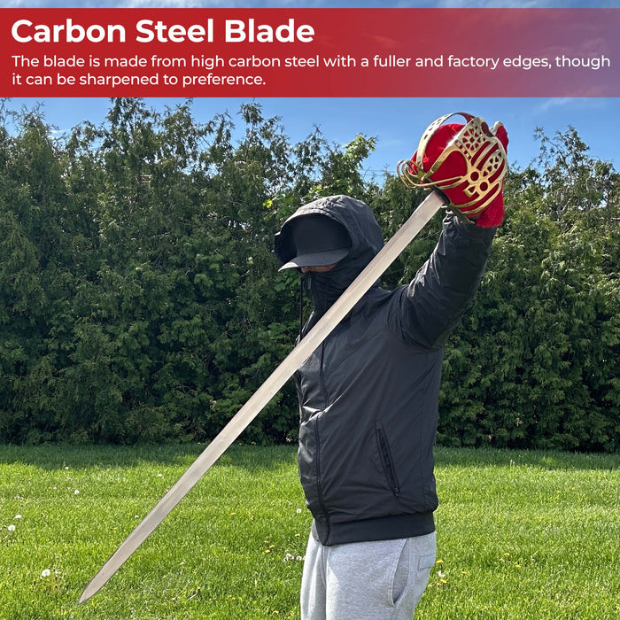 Basket Hilted Historical Replica Scottish Broad Sword