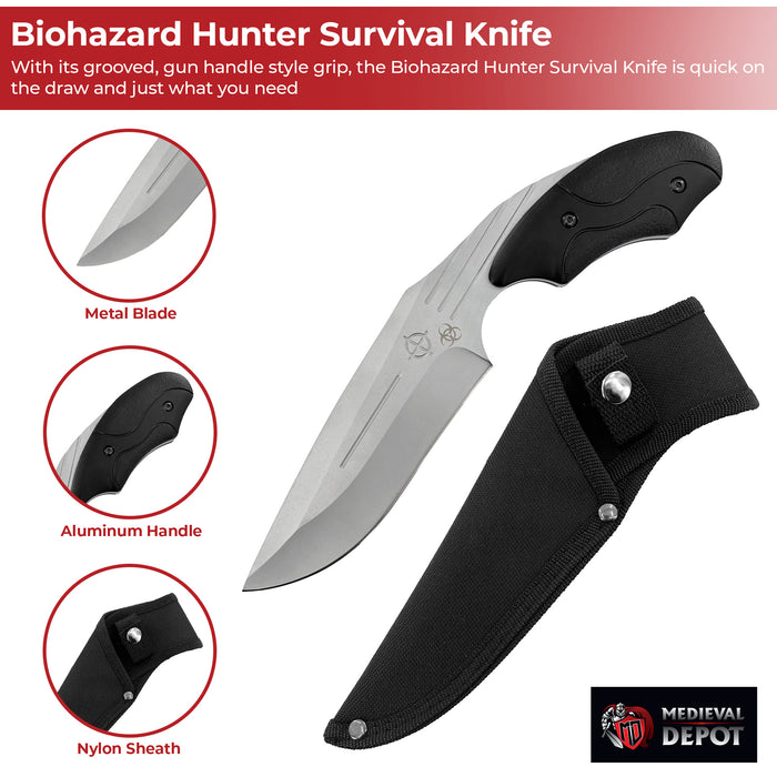 Biohazard Hunter Survival Knife