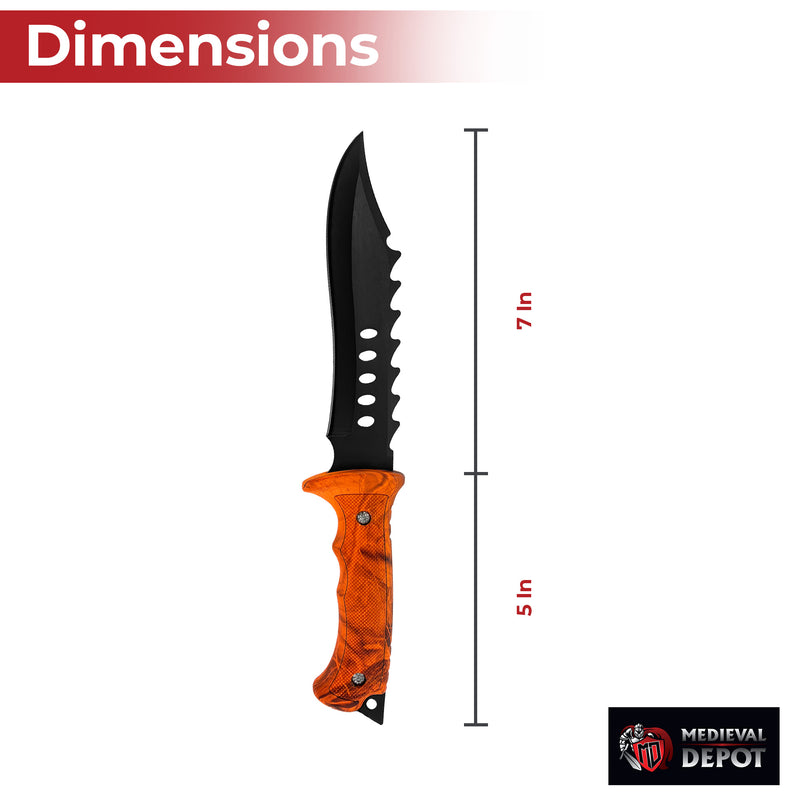 Blazing Trails Camo Hunting Knife