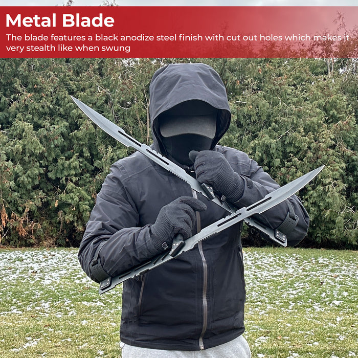 Bloodrayne Agent Vampire Armblade Duel Sword Set