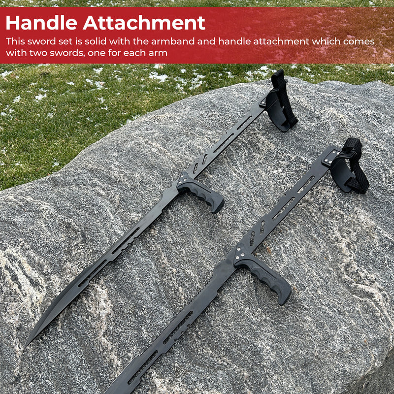 Bloodrayne Agent Vampire Armblade Duel Sword Set