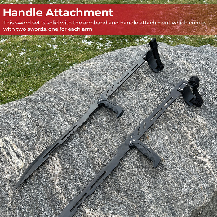 Bloodrayne Agent Vampire Armblade Duel Sword Set