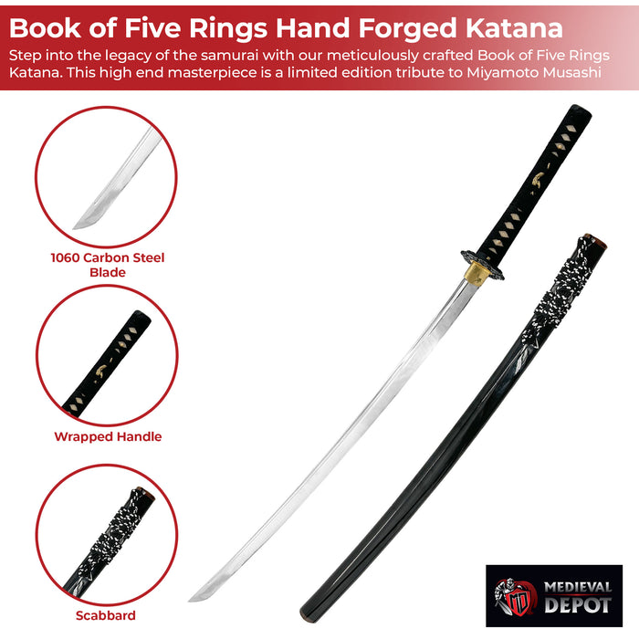 Book of Five Rings Hand Forged Katana