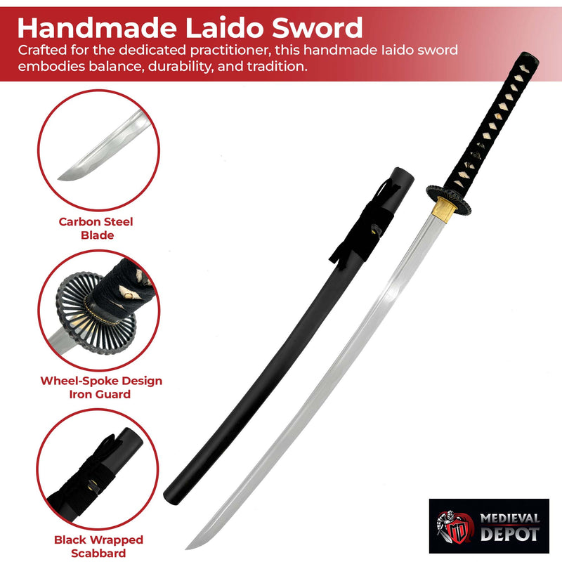 Balanced Precision Handmade Iaido Practice Sword
