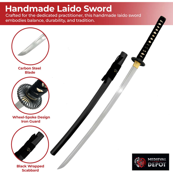 Balanced Precision Handmade Iaido Practice Sword