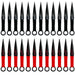 Bullseye 24-Piece Target Throwing Knife Set