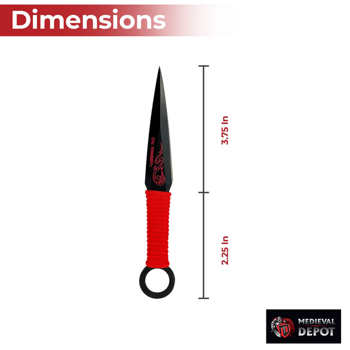 Bullseye 24-Piece Target Throwing Knife Set